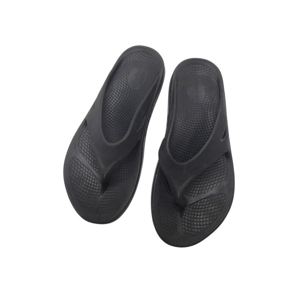 Oofos Ooriginal Thong Sandals Black EU 42 M9 W11 Lightweight & Cushioning - Picture 11 of 12